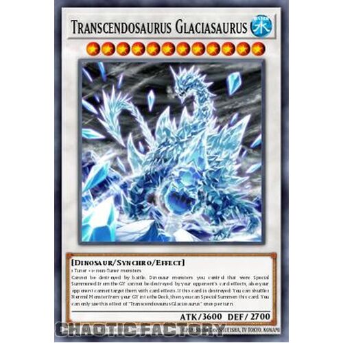 MP24-EN297 Transcendosaurus Glaciasaurus Ultra Rare 1st Edition NM