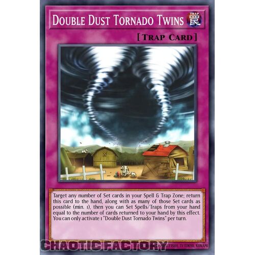 MP24-EN306 Double Dust Tornado Twins Common 1st Edition NM