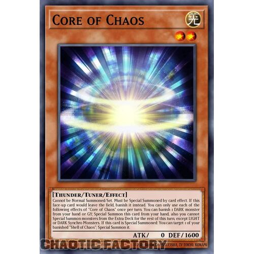 MP24-EN309 Core of Chaos Common 1st Edition NM