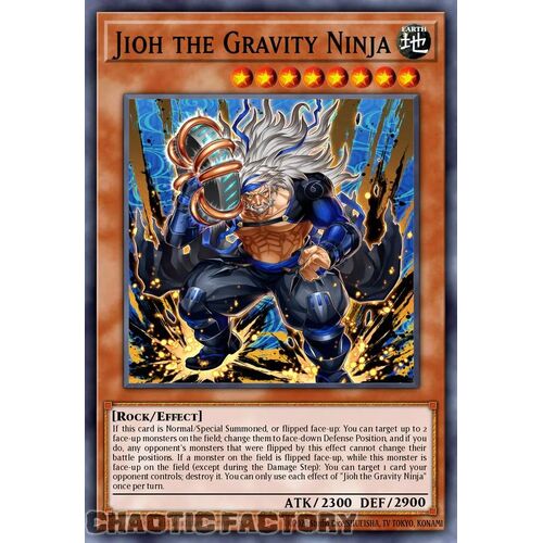 MP24-EN313 Jioh the Gravity Ninja Common 1st Edition NM