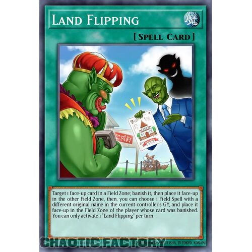 MP24-EN327 Land Flipping Common 1st Edition NM