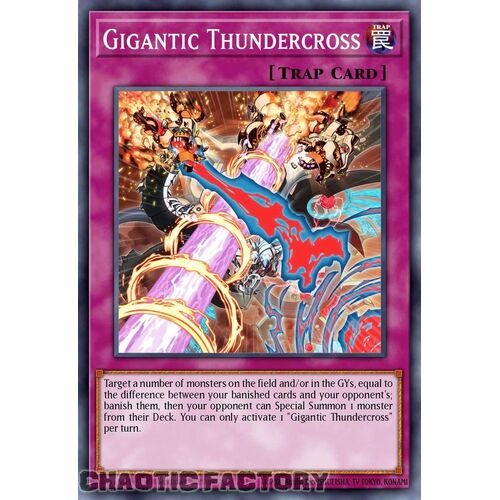 MP24-EN329 Gigantic Thundercross Common 1st Edition NM