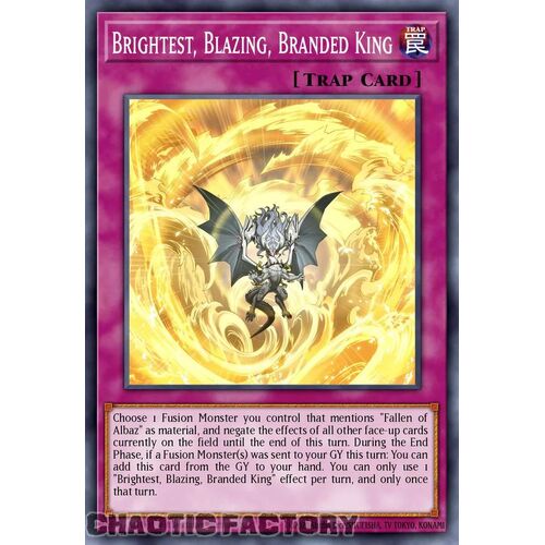 MP24-EN350 Brightest, Blazing, Branded King Common 1st Edition NM