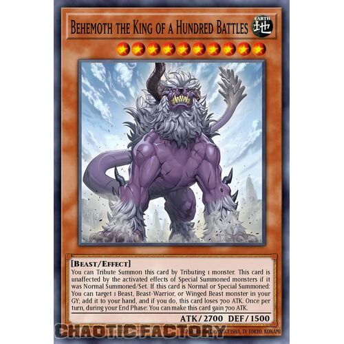 MP24-EN364 Behemoth the King of a Hundred Battles Common 1st Edition NM