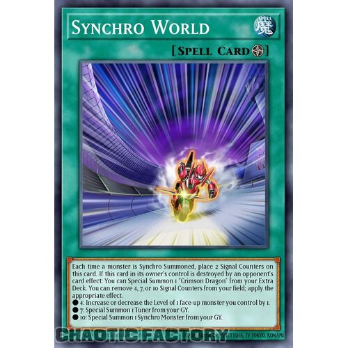 MP24-EN372 Synchro World Common 1st Edition NM