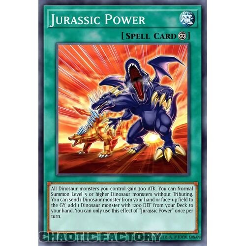 MP24-EN373 Jurassic Power Common 1st Edition NM