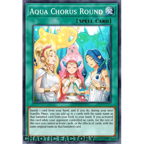 MP24-EN378 Aqua Chorus Round Common 1st Edition NM