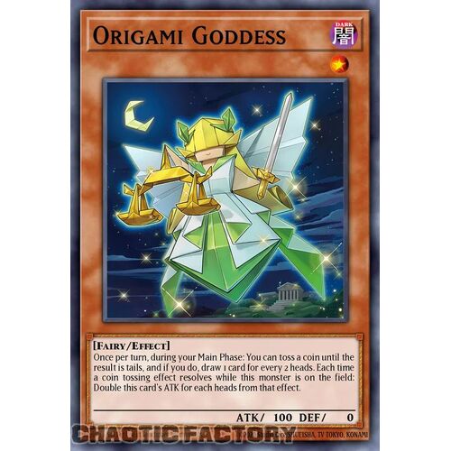 MP24-EN390 Origami Goddess Common 1st Edition NM