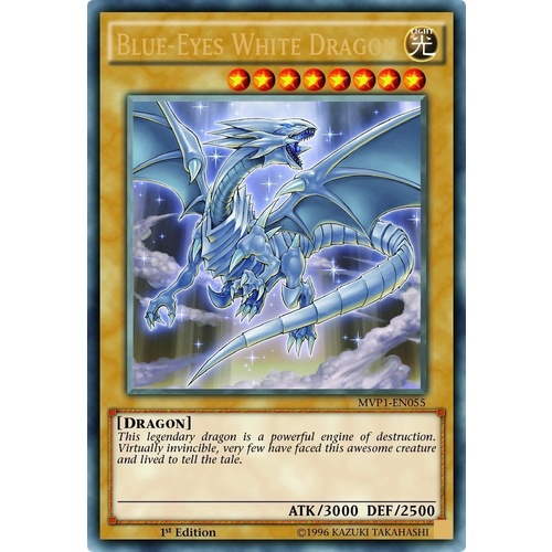 Blue Eyes White Dragon Alternative Art Ultra Rare MVP1-EN055 NM