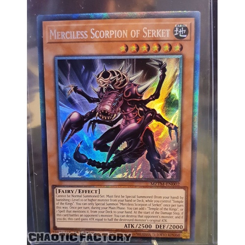 MZTM-EN002 Merciless Scorpion of Serket Collector's Rare 1st Edition NM