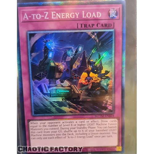 MZTM-EN024 A-to-Z Energy Load Collector's Rare 1st Edition NM