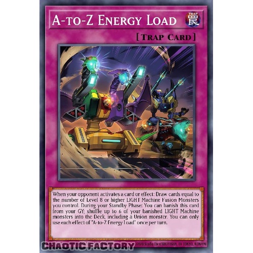 MZTM-EN024 A-to-Z Energy Load Rare 1st Edition NM