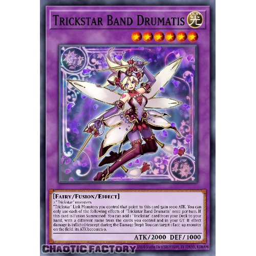 MZTM-EN027 Trickstar Band Drumatis Rare 1st Edition NM