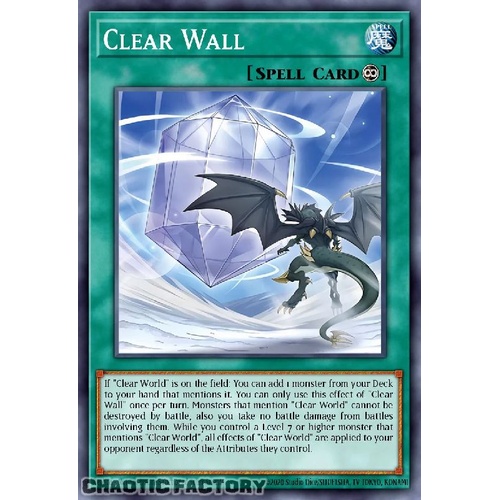 MZTM-EN041 Clear Wall Super Rare 1st Edition NM