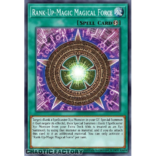 MZTM-EN056 Rank-Up-Magic Magical Force Rare 1st Edition NM