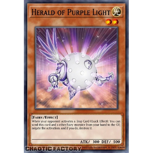 MZTM-EN061 Herald of Purple Light Rare 1st Edition NM