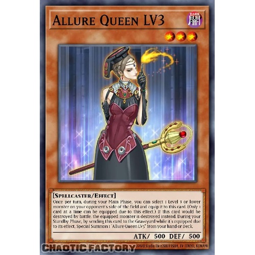 MZTM-EN063 Allure Queen LV3 Rare 1st Edition NM