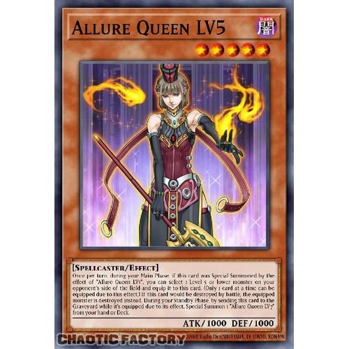 MZTM-EN064 Allure Queen LV5 Rare 1st Edition NM