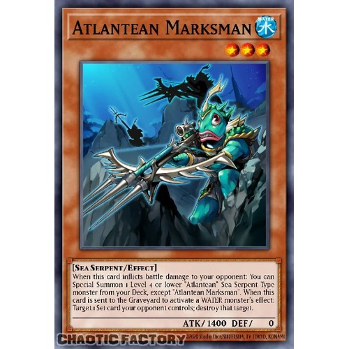 MZTM-EN072 Atlantean Marksman Rare 1st Edition NM