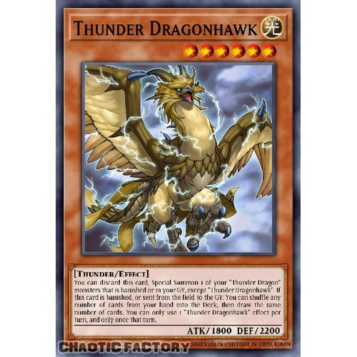 MZTM-EN076 Thunder Dragonhawk Rare 1st Edition NM