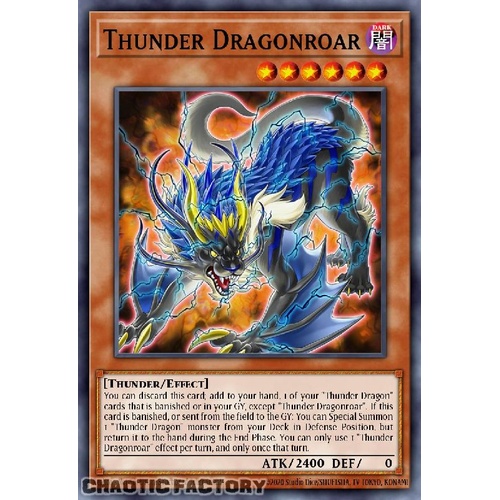 MZTM-EN077 Thunder Dragonroar Rare 1st Edition NM