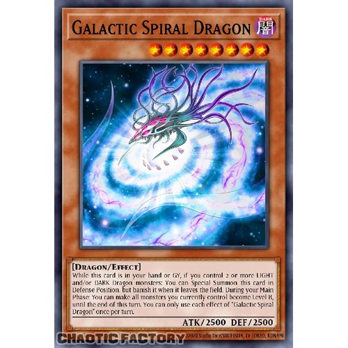 MZTM-EN079 Galactic Spiral Dragon Rare 1st Edition NM