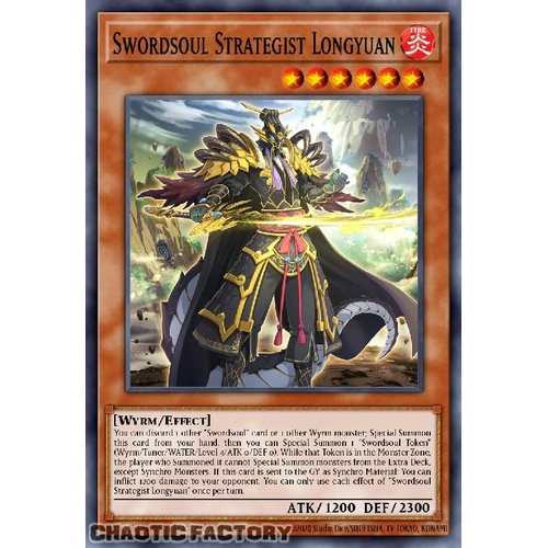 MZTM-EN082 Swordsoul Strategist Longyuan Rare 1st Edition NM