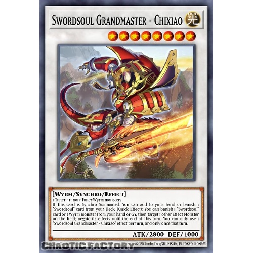 MZTM-EN088 Swordsoul Grandmaster - Chixiao Rare 1st Edition NM