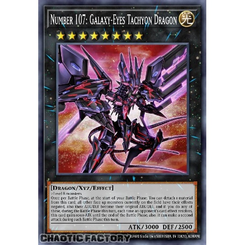 MZTM-EN091 Number 107: Galaxy-Eyes Tachyon Dragon Rare 1st Edition NM