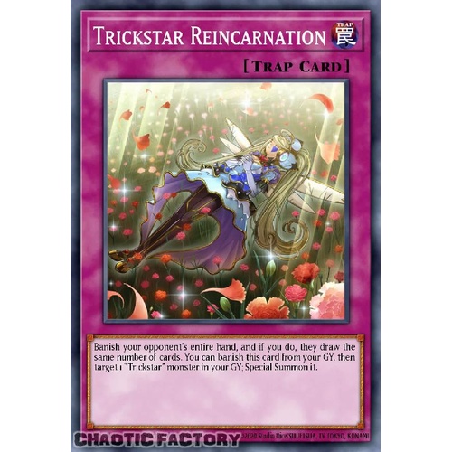 MZTM-EN108 Trickstar Reincarnation Rare 1st Edition NM