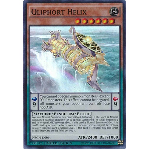 Yugioh Qliphort Helix - NECH SUPER RARE MIXED EDITIONS