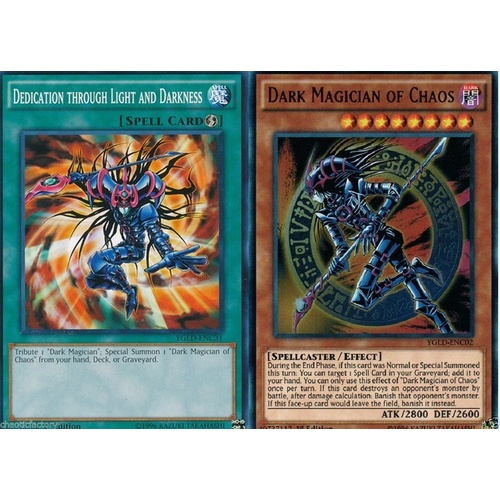 YU-GI-OH! Dark Magician of Chaos Ultra YGLD-ENC02 Dedication ENC31