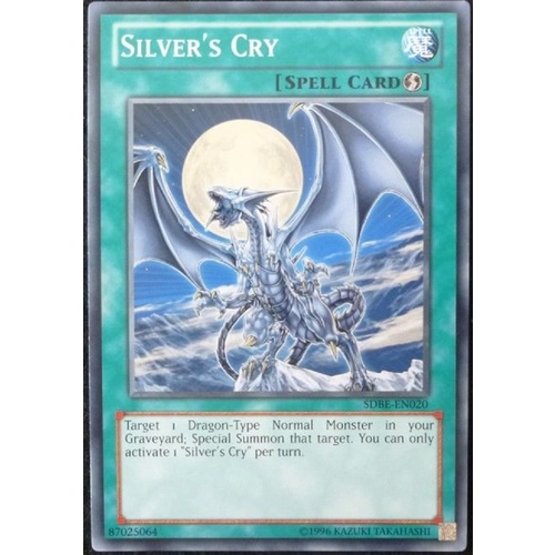 Yugioh Silver's Cry - SDBE-EN020 - Common MINT