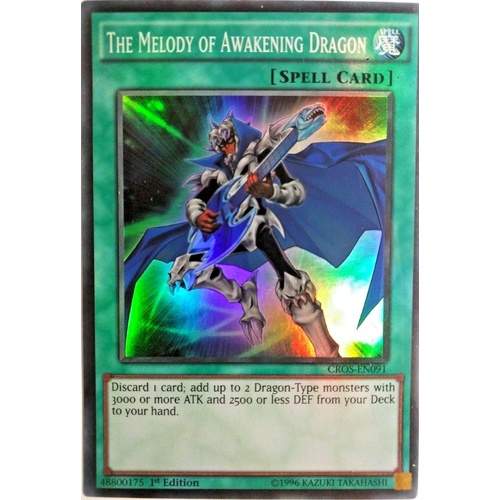 Yugioh The Melody of Awakening Dragon - CROS-EN091 1st edition MINT Blue Eyes