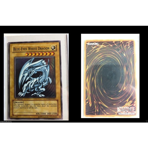 YU-GI-OH Blue-Eyes White Dragon DPKB-EN001 Super Rare 1st Edition