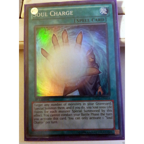 Yu-Gi-Oh! - Soul Charge DRLG-EN014 Super Rare AUSTRALIA