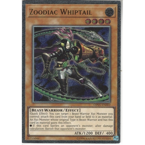 Ultimate Rare - Zoodiac Whiptail - OP05-EN002 NM