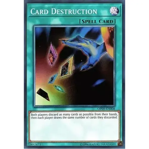 Card Destruction - OP09-EN008 - Super Rare NM