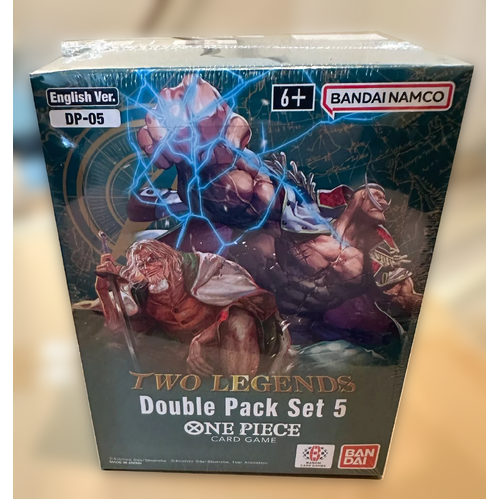 One Piece Two Legends Double Pack DP-05 OP-08 English Factory Sealed Display Case