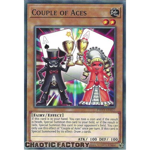 PHHY-EN027 Couple of Aces Common 1st Edition NM