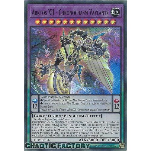 PHHY-EN037 Arktos XII - Chronochasm Vaylantz Super Rare 1st Edition NM