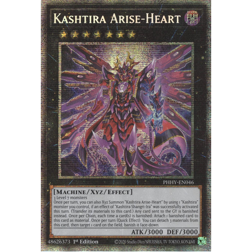 STARLIGHT RARE PHHY-EN046 Kashtira Arise-Heart 1st Edition NM