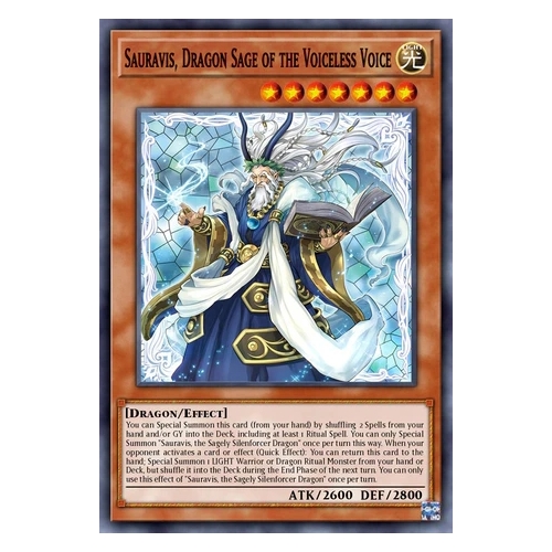 PHNI-EN021 Sauravis, Dragon Sage of the Voiceless Voice Super Rare 1st Edition NM