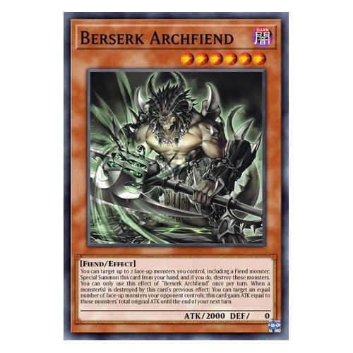 PHNI-EN027 Berserk Archfiend Common 1st Edition NM