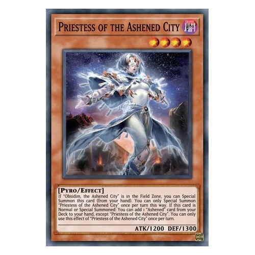 PHNI-EN093 Priestess of the Ashened City Ultra Rare 1st Edition NM