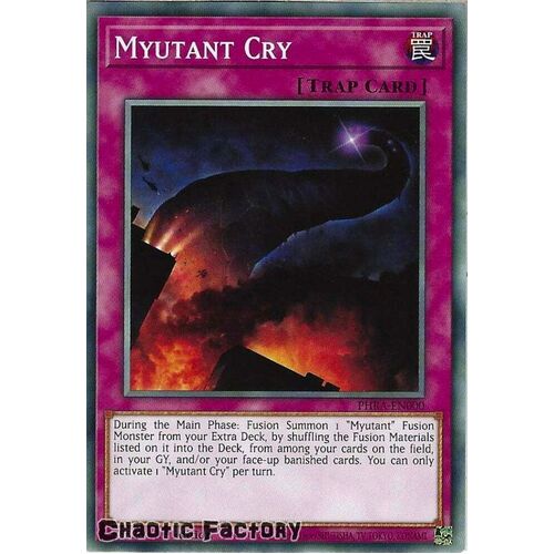 PHRA-EN000 Myutant Cry Common 1st Edition NM