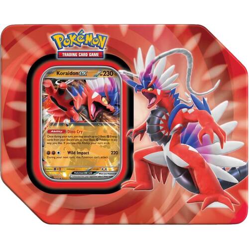 POKEMON TCG  Paldea Legends Tin - Koraidon ex