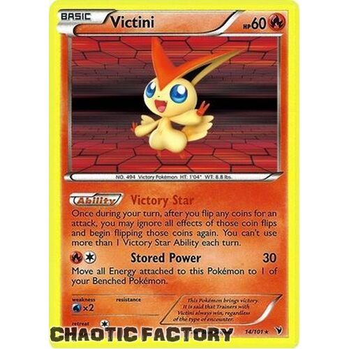 Victini - 14/101 - Holo Rare NM