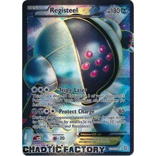 Registeel EX - 122/124 - Full Art Ultra Rare NM