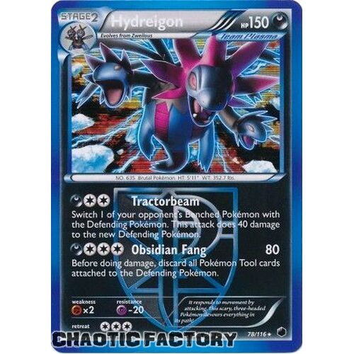 Hydreigon - 78/116 - Holo Rare NM